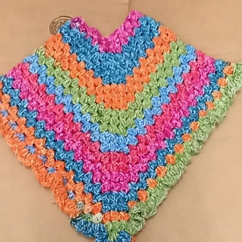 A Child's Poncho 2T-4T